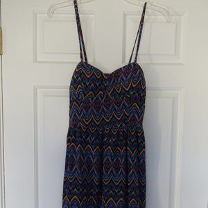 3/$25 Multi-Colored Patterned Mini Dress